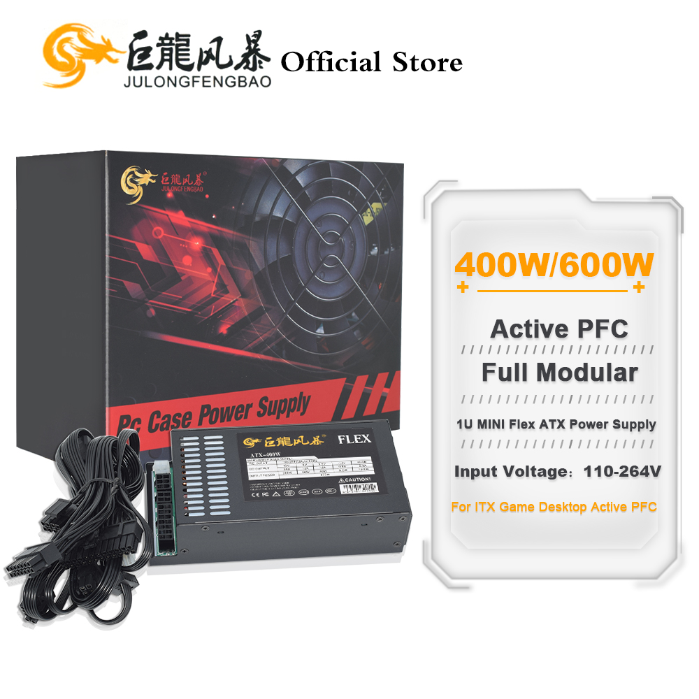 JULONGFENGBAO Full Modular 110 - огляд і ціна Flex Atx Power Supply 600W 1U